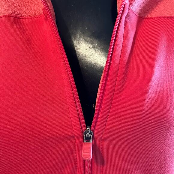 Adidas ClimaCool Women's Peach/Pink/Orange Large Athletic Workout Jacket - Picture 9 of 12